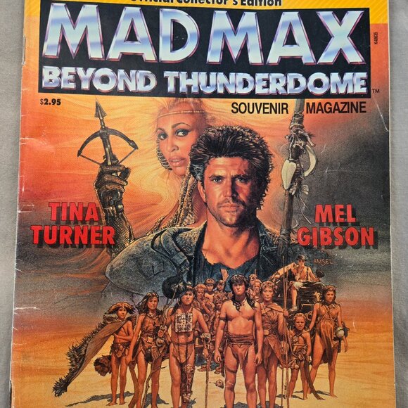Mad Max Beyond Thunderdome Souvenir Edition Magazine Tina Turner Mel Gibson 1985 - Picture 1 of 6